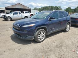Salvage cars for sale from Copart Greenwell Springs, LA: 2015 Jeep Cherokee Limited