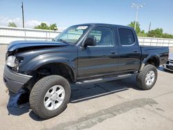 Salvage cars for sale from Copart Littleton, CO: 2002 Toyota Tacoma Double Cab