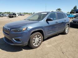 2019 Jeep Cherokee Latitude en venta en Woodhaven, MI