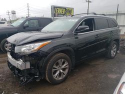 2015 Toyota Highlander XLE en venta en Chicago Heights, IL