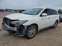 Vehiculos salvage en venta de Copart Houston, TX: 2017 Infiniti QX60