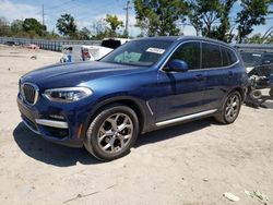 Salvage cars for sale from Copart Riverview, FL: 2021 BMW X3 XDRIVE30E