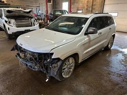 Salvage cars for sale from Copart Ontario Auction, ON: 2018 Jeep Grand Cherokee Summit