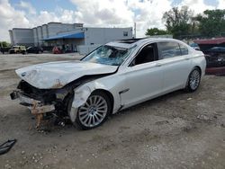 BMW 750 LI salvage cars for sale: 2010 BMW 750 LI