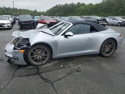 Salvage cars for sale from Copart Exeter, RI: 2016 Porsche 911 Carrera
