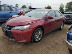 Salvage cars for sale from Copart Elgin, IL: 2016 Toyota Camry LE