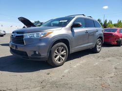 Vehiculos salvage en venta de Copart Portland, OR: 2015 Toyota Highlander XLE