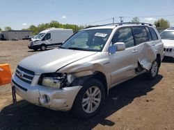 Toyota Highlander Vehiculos salvage en venta: 2006 Toyota Highlander Hybrid