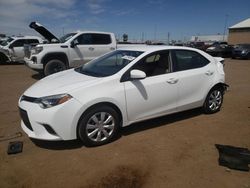 Toyota salvage cars for sale: 2015 Toyota Corolla L