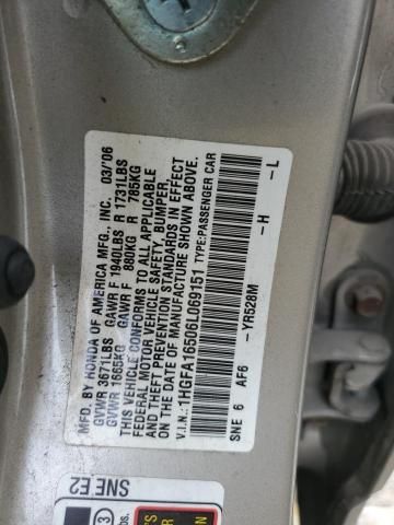 2006 Honda Civic LX