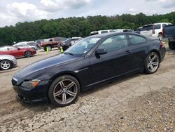 BMW 650 i salvage cars for sale: 2006 BMW 650 I