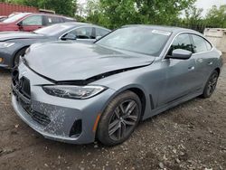 BMW 4 Series salvage cars for sale: 2024 BMW 430XI Gran Coupe