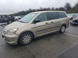 Honda salvage cars for sale: 2007 Honda Odyssey LX