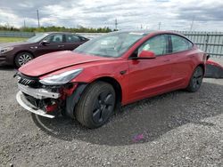 Salvage cars for sale from Copart Ottawa, ON: 2022 Tesla Model 3