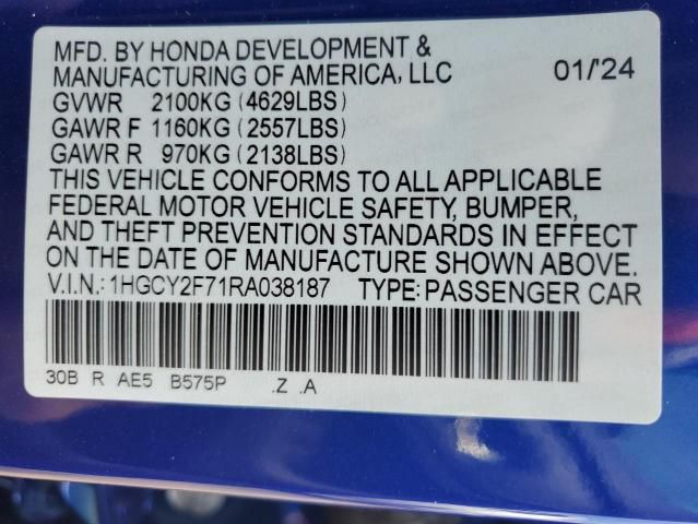 2024 Honda Accord Hybrid SPORT-L