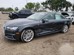 Audi A4 salvage cars for sale: 2018 Audi A4 Premium Plus