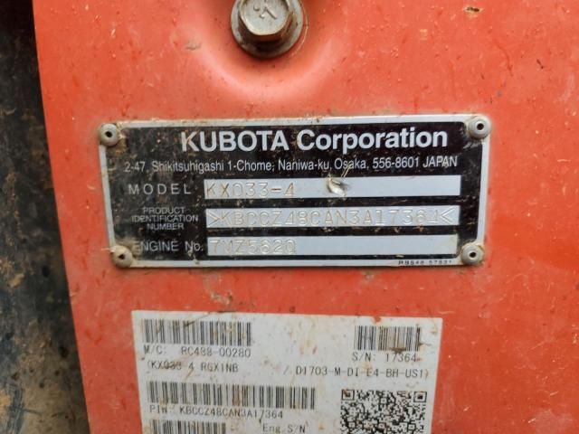 2022 Kubota KX033-4