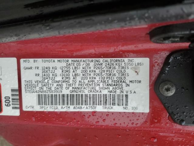 2008 Toyota Tacoma Access Cab