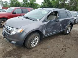 Ford Edge salvage cars for sale: 2009 Ford Edge SEL