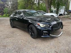 Salvage cars for sale from Copart Ontario Auction, ON: 2015 Infiniti Q50 Base