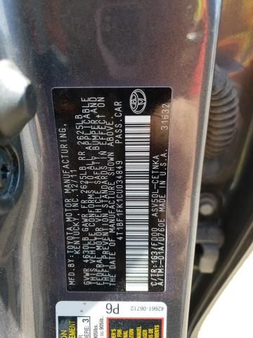 2012 Toyota Camry Base