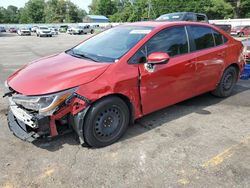 Toyota Corolla le salvage cars for sale: 2021 Toyota Corolla LE