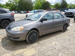 Salvage cars for sale from Copart Madisonville, TN: 2008 Toyota Corolla CE