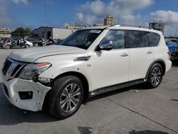 Salvage cars for sale from Copart New Orleans, LA: 2017 Nissan Armada SV