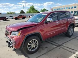 Jeep salvage cars for sale: 2015 Jeep Grand Cherokee Limited