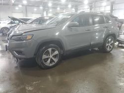 Jeep Cherokee Limited salvage cars for sale: 2019 Jeep Cherokee Limited