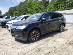 Salvage cars for sale from Copart Seaford, DE: 2016 Acura MDX Technology