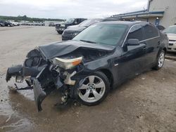 BMW salvage cars for sale: 2007 BMW 525 I