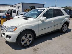 Salvage cars for sale from Copart Orlando, FL: 2010 Mercedes-Benz ML 350 4matic