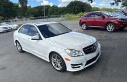 Mercedes-Benz c 250 salvage cars for sale: 2013 Mercedes-Benz C 250