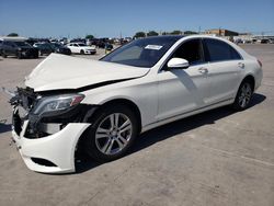 Mercedes-Benz s 550 salvage cars for sale: 2017 Mercedes-Benz S 550