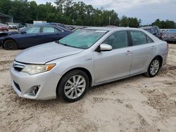 Salvage cars for sale from Copart Midway, FL: 2013 Toyota Camry Hybrid