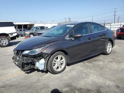 Salvage cars for sale from Copart Sun Valley, CA: 2017 Chevrolet Cruze LT