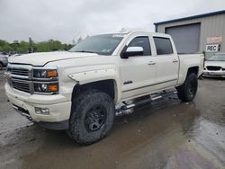 Salvage cars for sale from Copart Duryea, PA: 2015 Chevrolet Silverado K1500 High Country