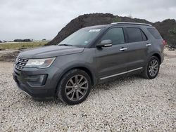 Salvage cars for sale from Copart Temple, TX: 2016 Ford Explorer Limited