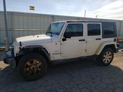 Salvage cars for sale from Copart Dyer, IN: 2013 Jeep Wrangler Unlimited Sahara