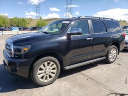 Salvage cars for sale from Copart Littleton, CO: 2010 Toyota Sequoia Platinum