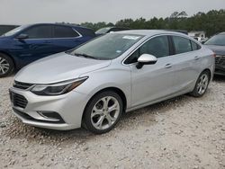 Chevrolet Cruze salvage cars for sale: 2018 Chevrolet Cruze Premier