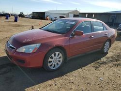 Honda Accord SE salvage cars for sale: 2007 Honda Accord SE