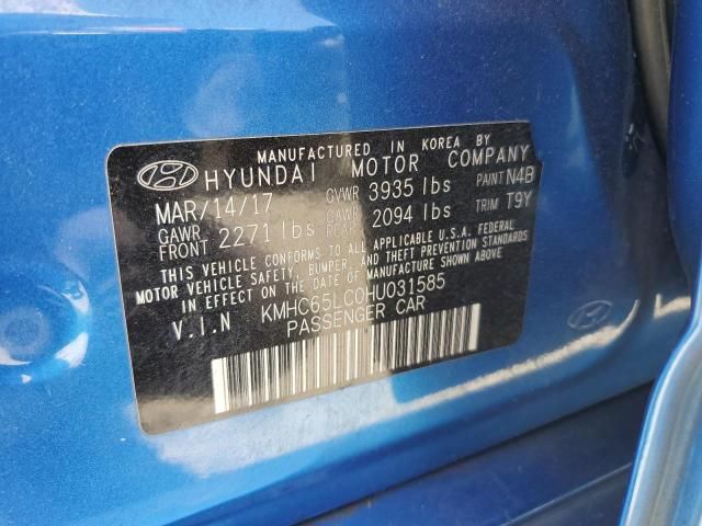 2017 Hyundai Ioniq Blue