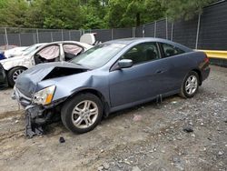 Honda salvage cars for sale: 2007 Honda Accord EX