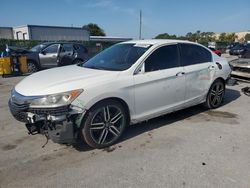 Salvage cars for sale from Copart Orlando, FL: 2017 Honda Accord Sport