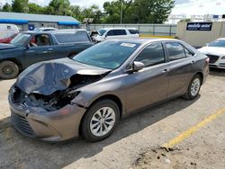 Salvage cars for sale from Copart Wichita, KS: 2016 Toyota Camry LE