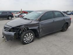 Salvage cars for sale from Copart Grand Prairie, TX: 2013 Toyota Corolla Base