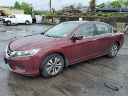 Honda salvage cars for sale: 2013 Honda Accord LX