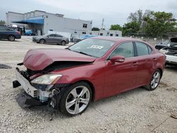 Vehiculos salvage en venta de Copart Opa Locka, FL: 2013 Lexus IS 250